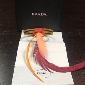 PRADA feather wrap bracelet